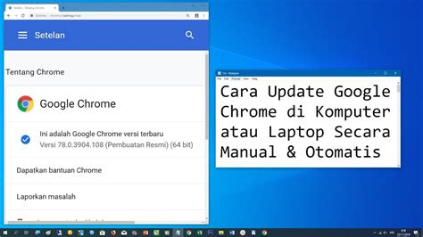 Cara Meng Update Google Chrome